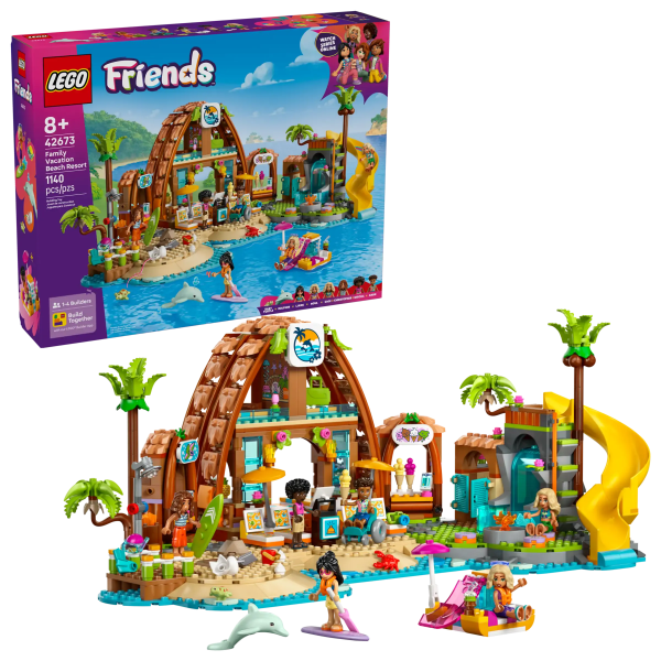 LEGO FRIENDS 42673 Family Vacation Beach Resort