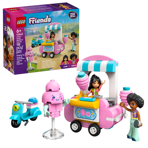 LEGO FRIENDS 42643 Cotton Candy Stand and Scooter