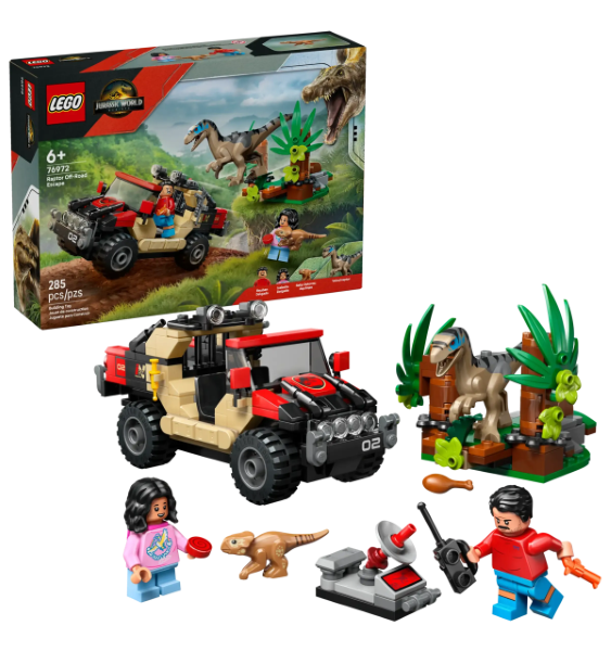 LEGO Jurassic World 76972 Raptor Off-Road Escape
