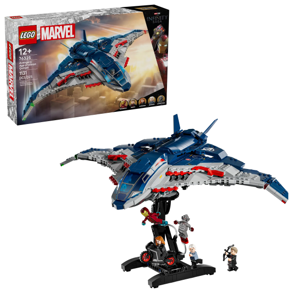 LEGO MARVEL 76325 Avengers: Age of Ultron Quinjet