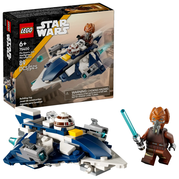 LEGO STAR WARS 75400 Plo Koon's Jedi Starfighter Microfighter