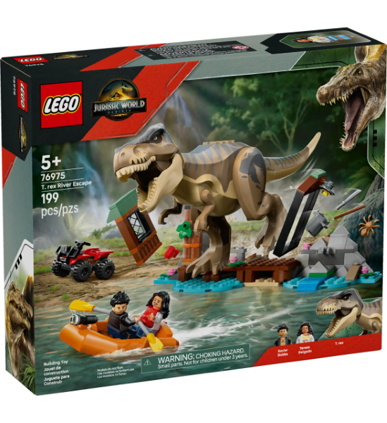 LEGO Jurassic World 76975 T. rex River Escape