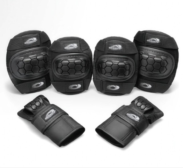 Osprey Kids' Skate BMX Pads - Knee, Elbow and Wrist Protective Set