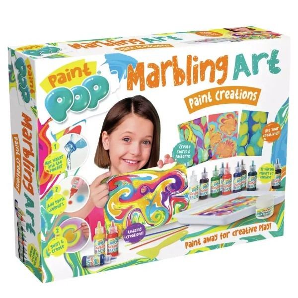 Paint Pop Marbling Set 12 Paints