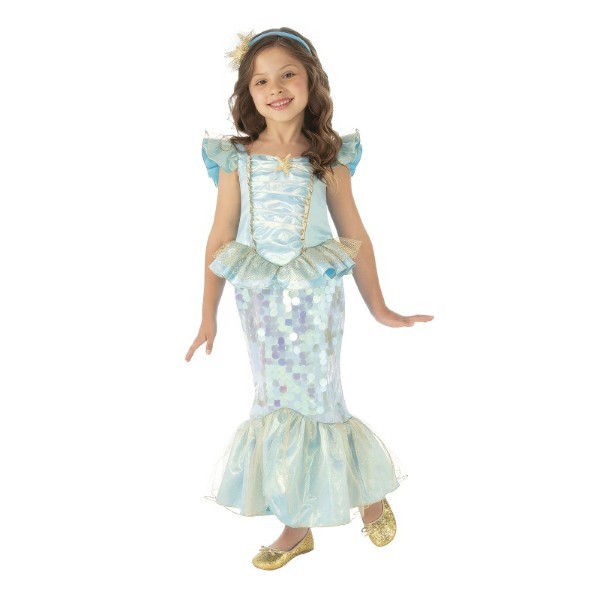 Mermaid Kids Fancy Dress Costume - Size Small