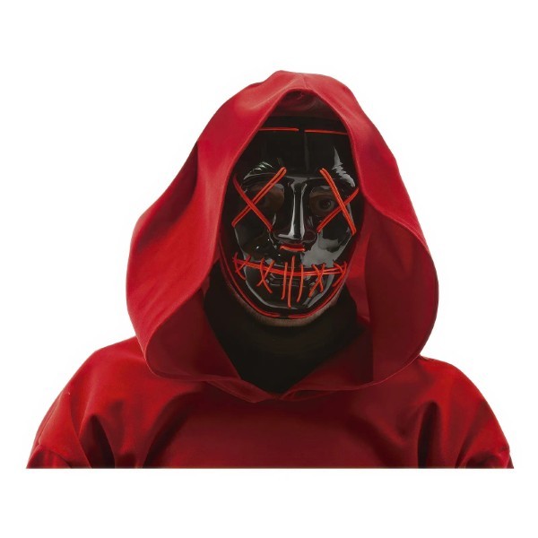 Skull Light Mask - Dress-Up Halloween Fun for Kids