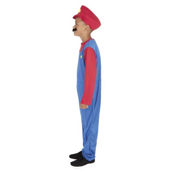Plumber Kids Fancy Dress Costume - Size Medium
