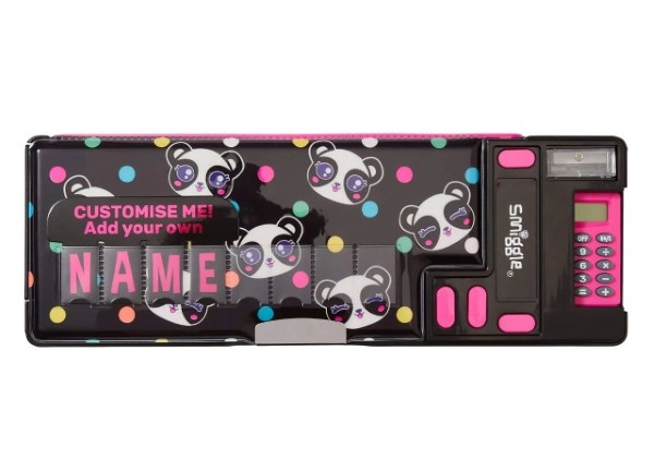 Smiggle Best Budz Pop Out Pencil Case - Black Mix