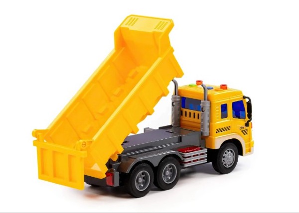 Polesie City Dump Truck – Friction Powered