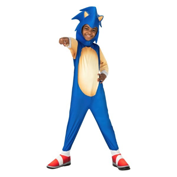 Sonic The Hedgehog Classic Kids Fancy Dress Costume - Size XS