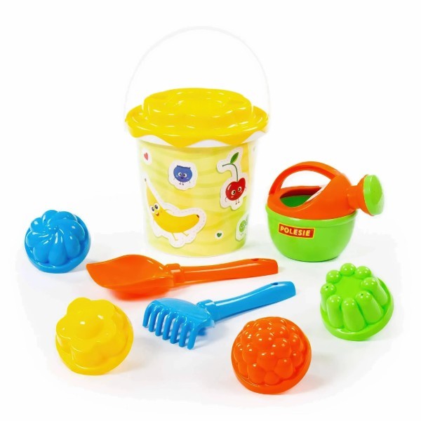 Sunflower Decorated Bucket Set 9 pcs