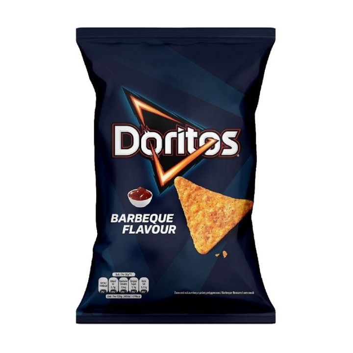 DORITOS barbeque flavoured corn chips 90g