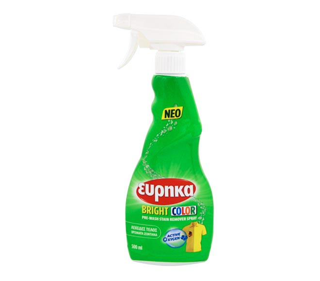Eureka Cleaning Care Bright Pre Wash Stain Remover Spray 500Ml Color