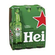 Heineken Lager Beer Bottle 6X330ml