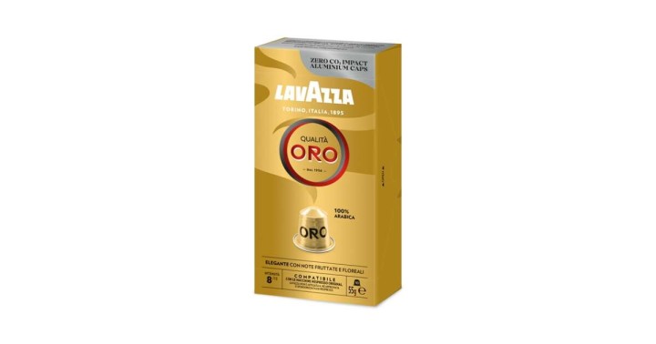 LAVAZZA Qualita Oro coffee 55g - (10 caps - intensity 8)