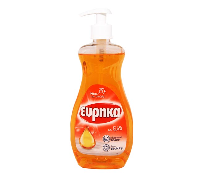 Eureka Dishwash Liquid With Pump 500Ml - Vinegar