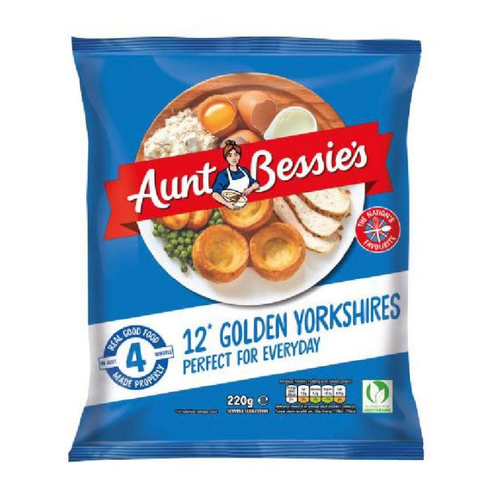 AUNT BESSIES 12 GOLDEN YORKSHIRES 220GR