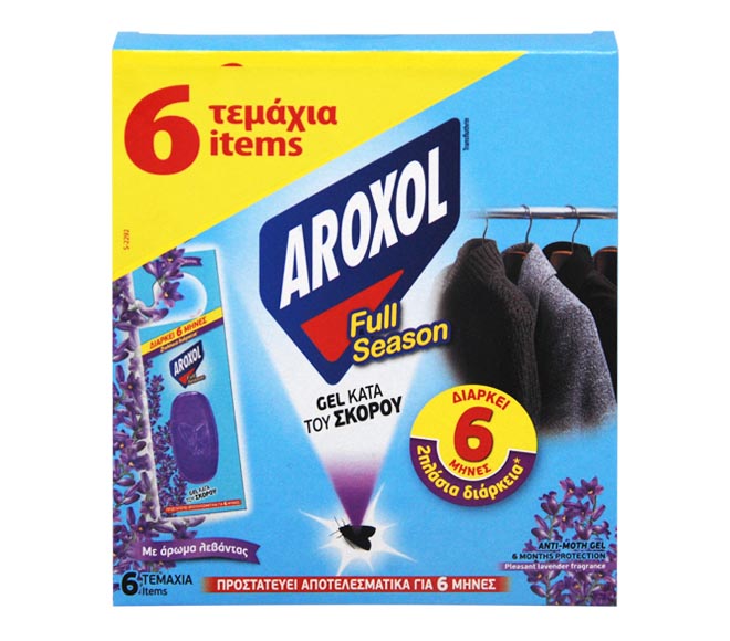 Aroxol Moth Full Season Gel 6Pcs
