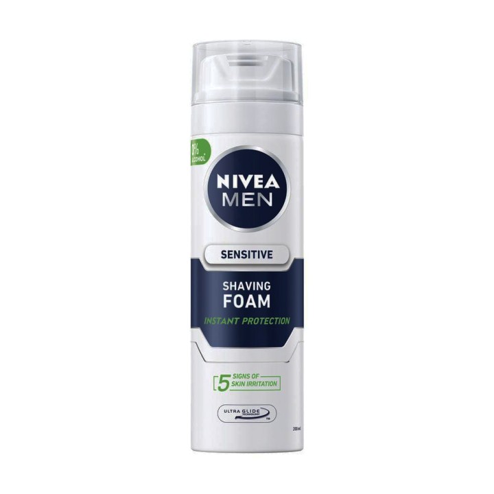 NIVEA SHAVING FOAM SENSITIVE 200ML