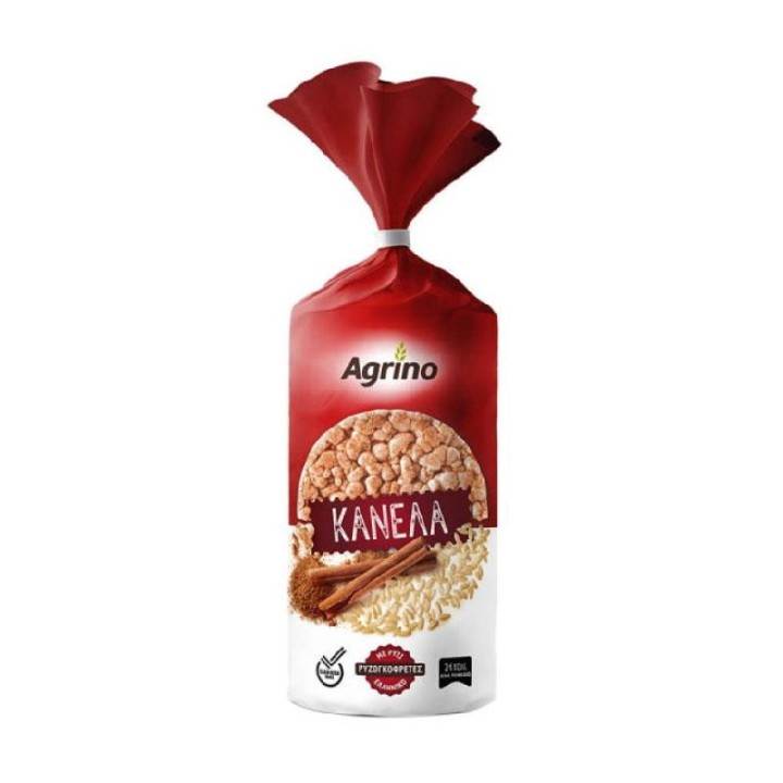 Agrino Rice Cakes With Cinnamon Gluten Free 110g