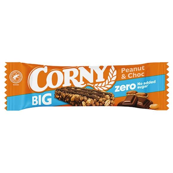 CORNY bars zero no added sugar 40g - Peanut & Choc