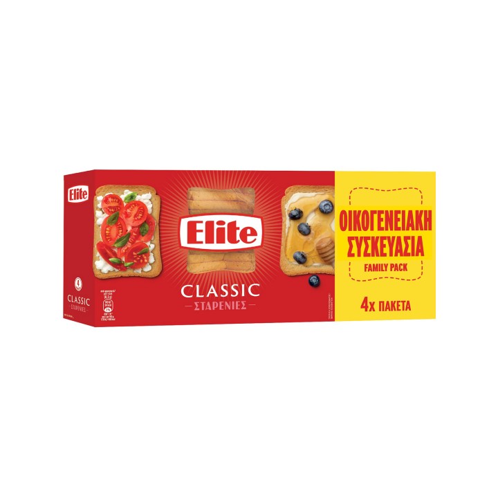 Elite Wheat Rusks 500G 4X125G