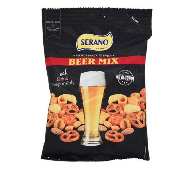 SERANO SPIRITMIX BEER NUT&CRACKER 150GR