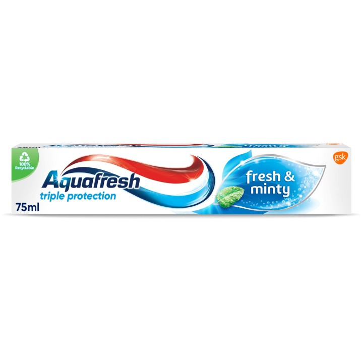 AQUAFRESH TOOTHPASTE TRIPLE PROTECTION 75ML