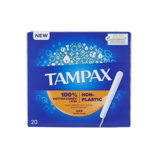 TAMPAX SUPER PLUS TAMPONS 20PCS