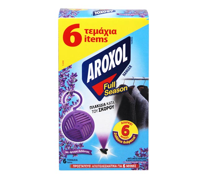 Aroxol Moth Full Season Hanger 6Pcs
