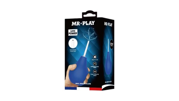 MR PLAY - ANAL DOUCHE BLUEB SUPER POWER BLUE