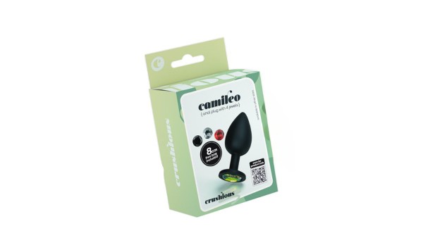 CRUSHIOUS CAMILEO LARGE ANAL PLUG WITH 4 INTERCHANGEABLE JEWELS
