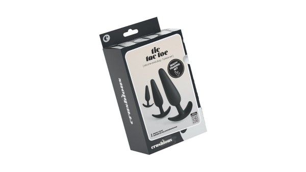 CRUSHIOUS TIC TAC TOE ANAL PLUGS TRAINING SET
