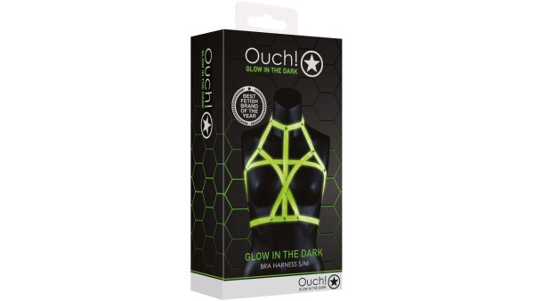 Glow in the Dark Bra Harness S/M