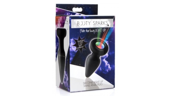 Light-Up Silicone Anal Plug - Small