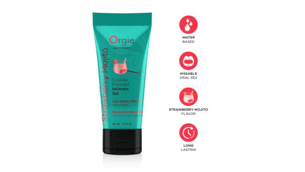 ORGIE Lube Tube Cocktail Strawberry Mojito - 50ml