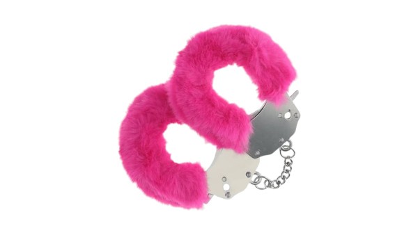 Ouch! Heavy-duty Fluffy Handcuffs Pink