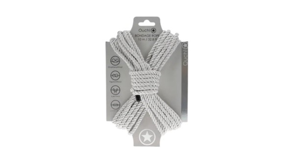 Ouch! Bondage Rope 10m/32.8ft – (Silver)