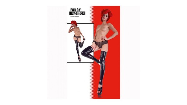 Latex Black Overknees LARGE