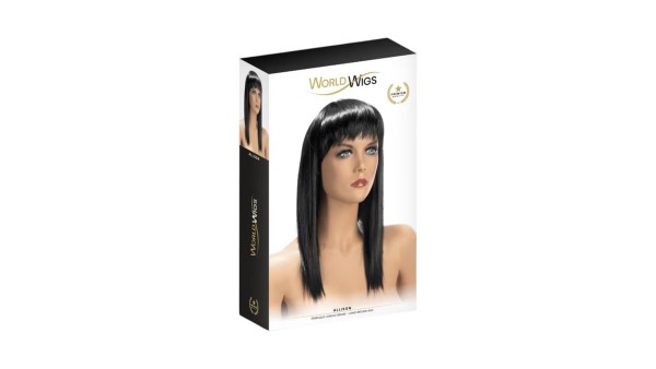 ALLISON LONG BRUNETTE WIG