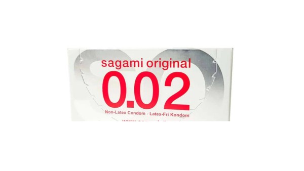SAGAMI ULTRA THIN LATEX-FREE POLYURETHANE CONDOMS 0.02 MM (2PC)