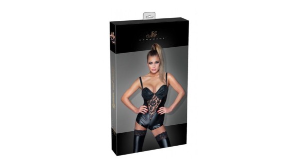 Thrilling Wetlook Body with Lace LARGE