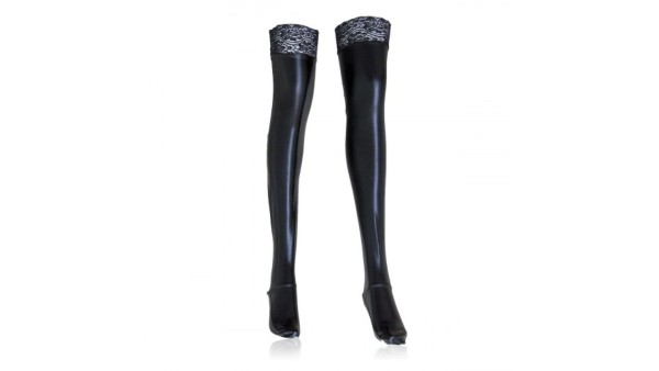 Naughty Toys Shine Tights With Lace MEDIUM