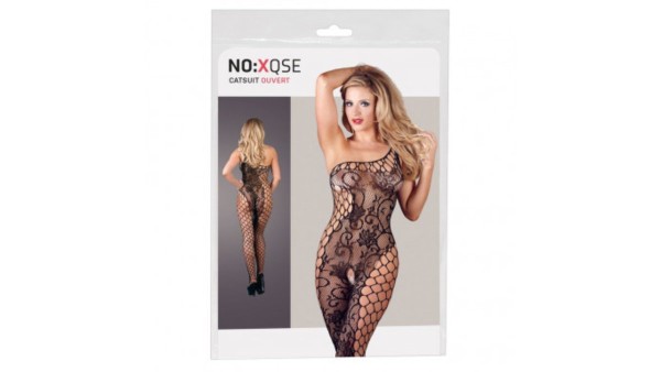Catsuit with slit in the crotch