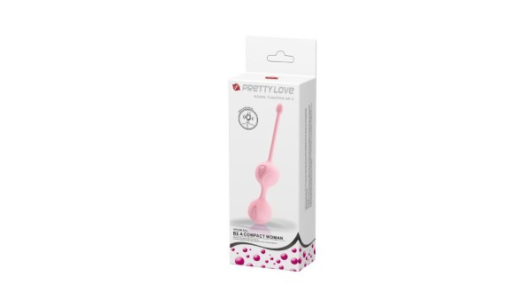 Pretty Love KEGEL TIGHTEN UP II Silicone Kegel Balls 16.1 x 3.2 cm PINK
