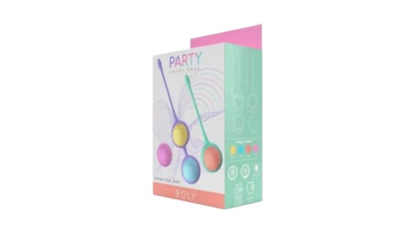 Party Color Adult Toys BOLY Kegel Training Beads