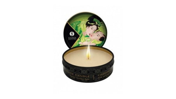 Massage Candle that increases libido with exotic green tea aroma