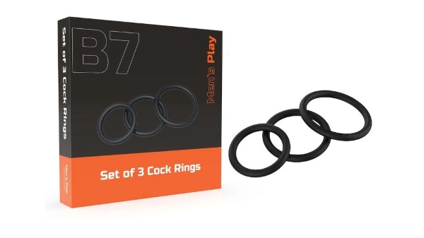 Erospace Men's Play B7 Erection Ring Set