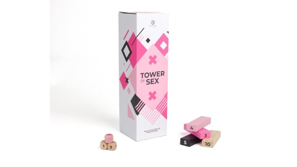 TOWER OF SEX WOODEN GAME (ES/EN/DE/FR/NL/PT/IT/PL)