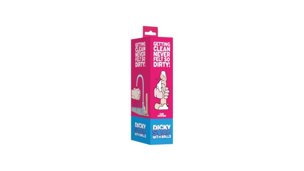 Dicky Soap With Balls - Cum Covered - Flesh